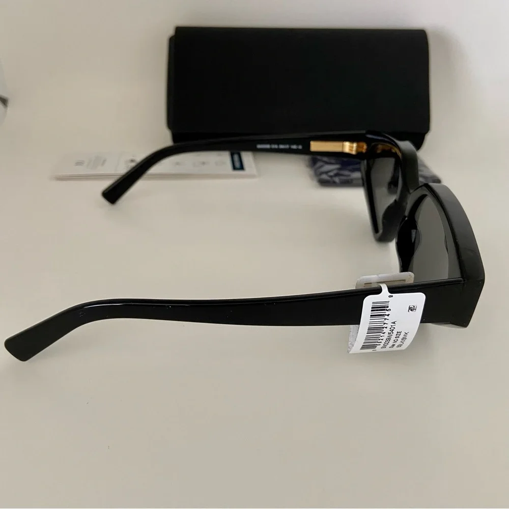 Sportmax Black Cat-Eye Sunglasses